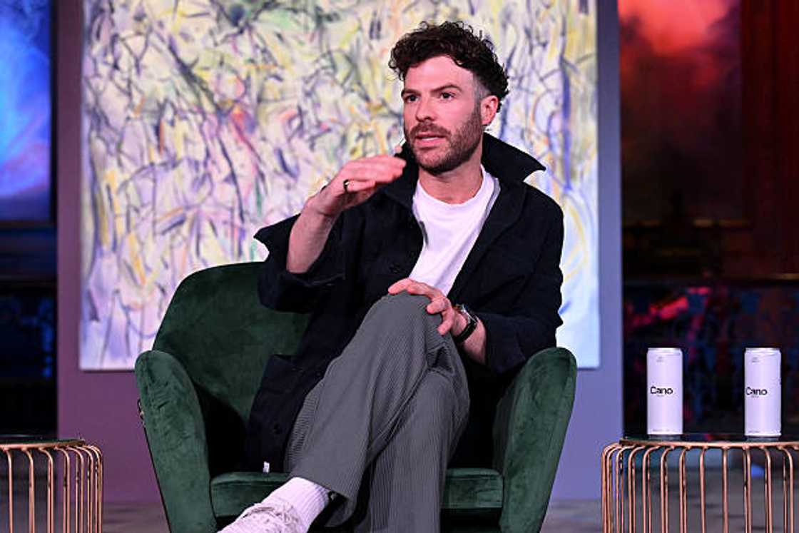 Jordan North speaks onstage during the The Sexted Factor Building A Hit Multichannel Podcast panel discussion