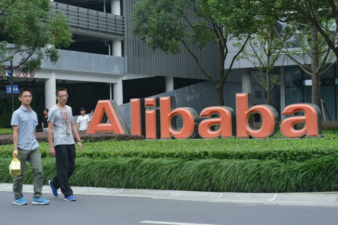 Sharp losses in Alibaba and other tech giants helped drag Hong Kong's Hang Seng index lower