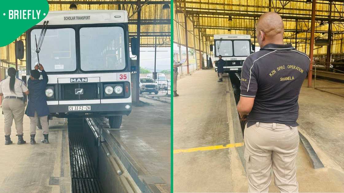 Officials conducted inspections on scholar transport vehicles