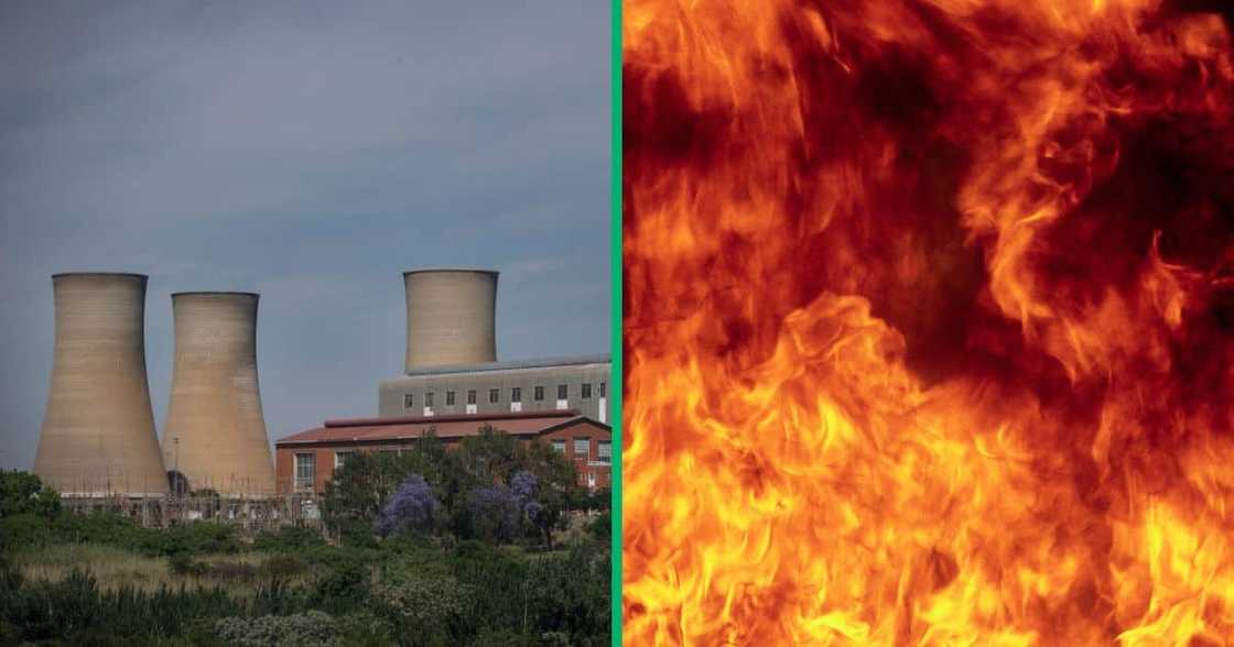 The Tshwane substation has caught fire. The Tshwane substation has caught fire.