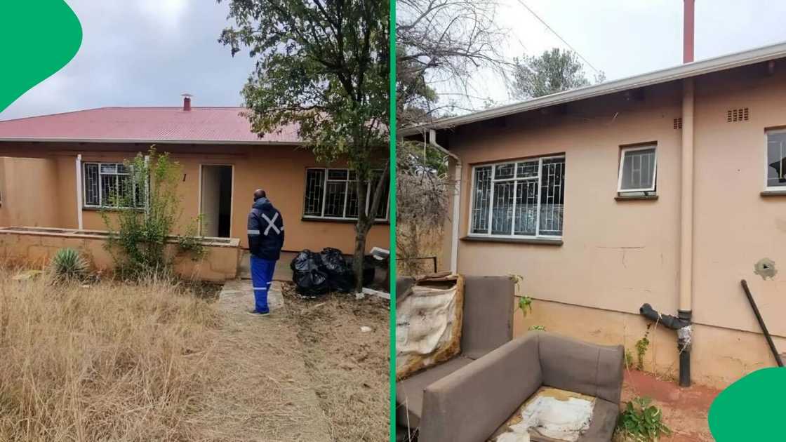 A TikTok video shows a major transformation of a house that shocked South Africans. A TikTok video shows a major transformation of a house that shocked South Africans.