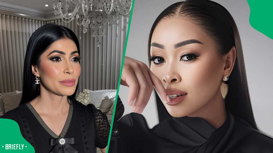 Khanyi Mbau's new pictures goes viral on social media. Khanyi Mbau's new pictures goes viral on social media.
