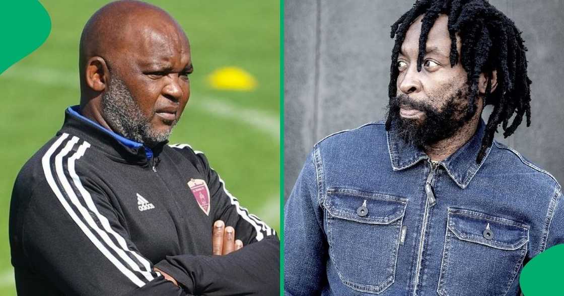 Pitso Mosimane shared DJ Sbu's secret Pitso Mosimane shared DJ Sbu's secret