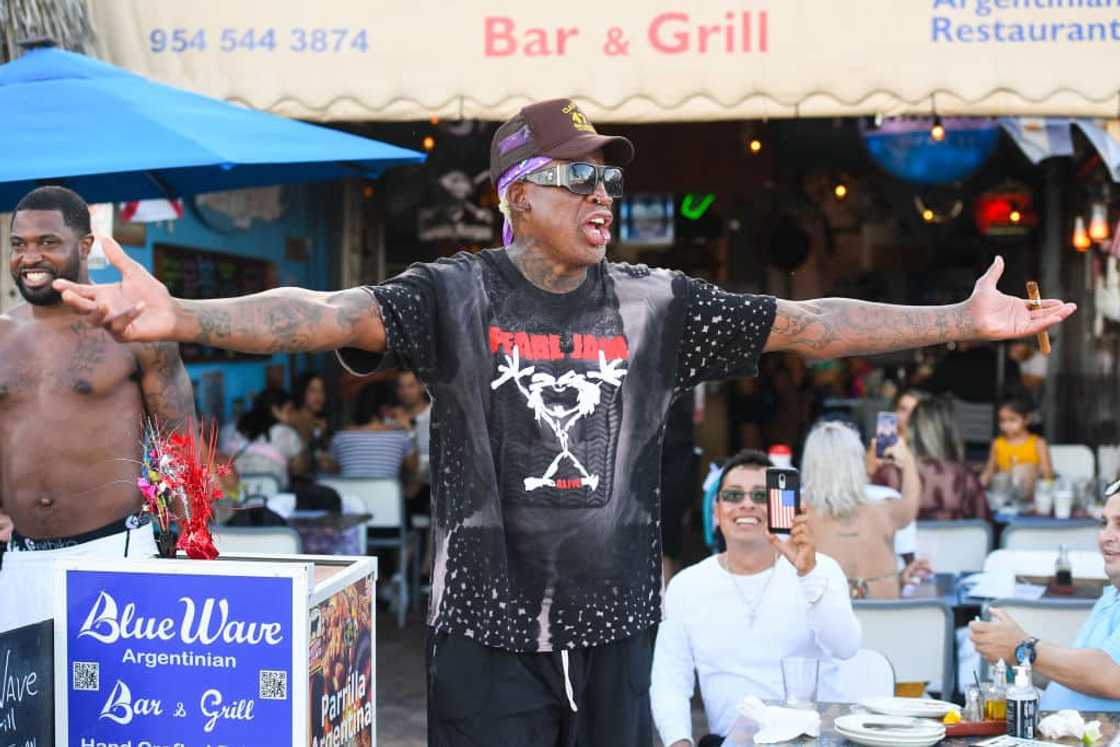 Dennis Rodman in Hollywood