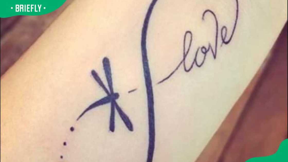 Infinity dragonfly tattoo Infinity dragonfly tattoo
