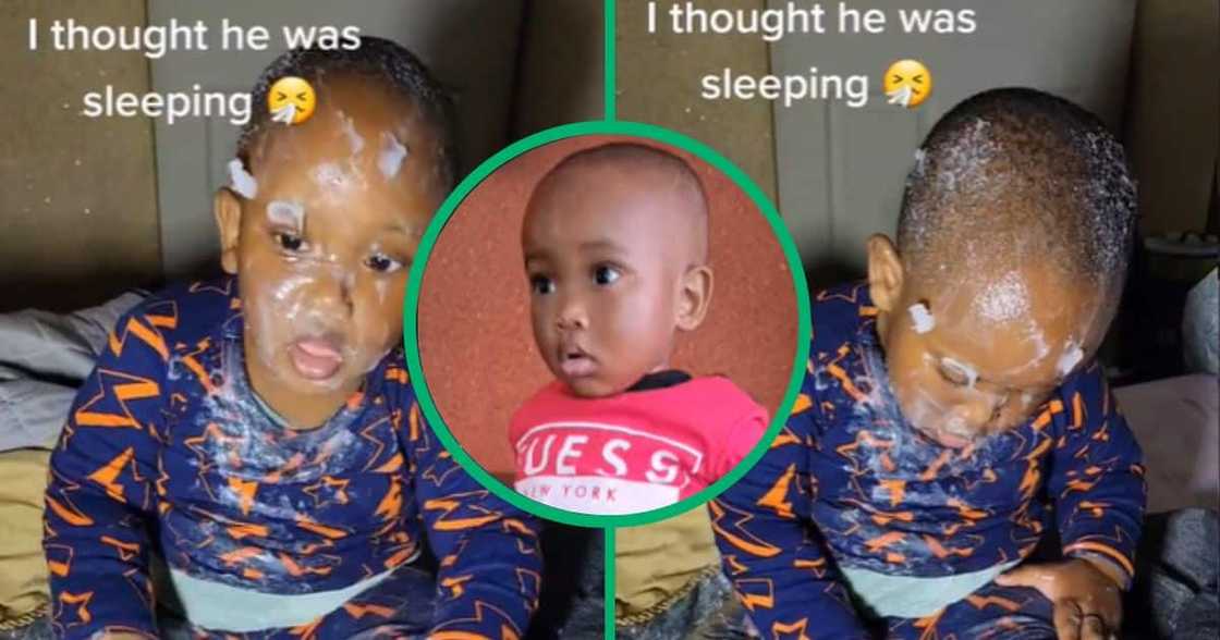 TikTolk vieo of son covering himself in Vaseline TikTolk vieo of son covering himself in Vaseline