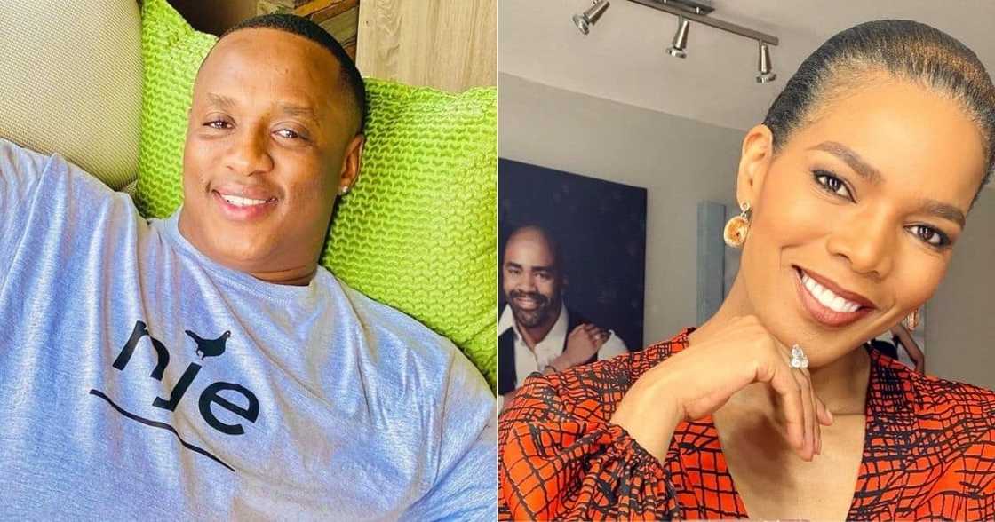 Jub Jub, encourages, Connie Ferguson, to be strong, hubby’s funeral