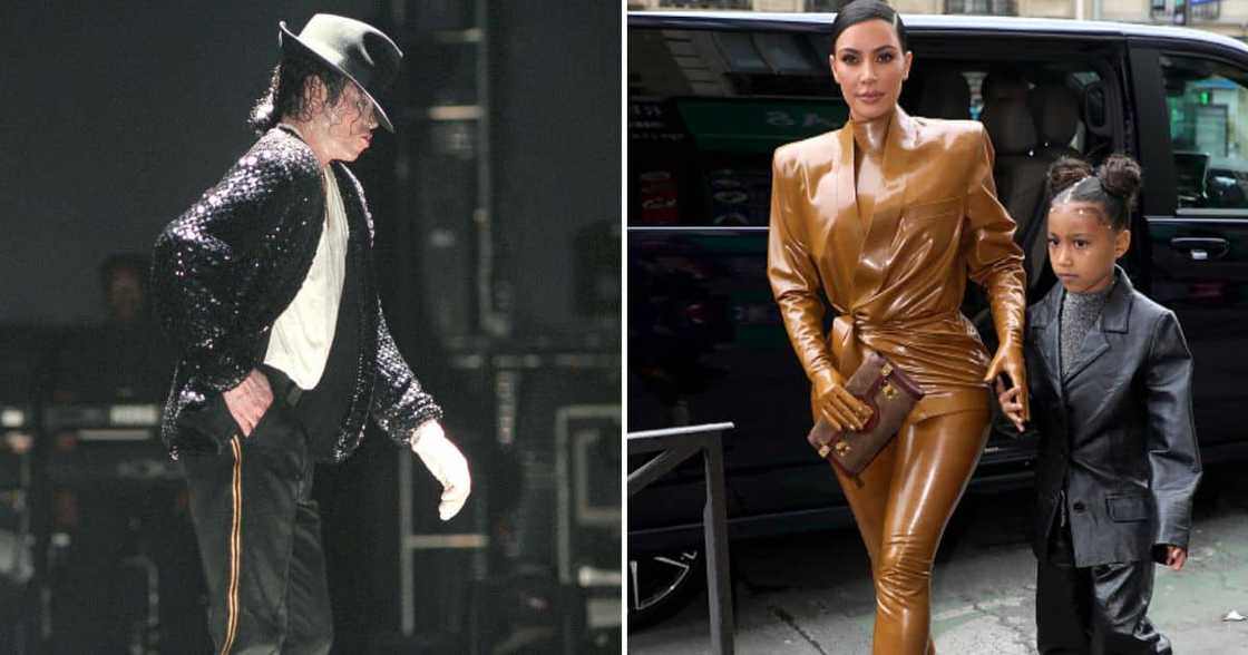 Kim Kardashian, Michael Jackson and North West Kim Kardashian, Michael Jackson and North West
