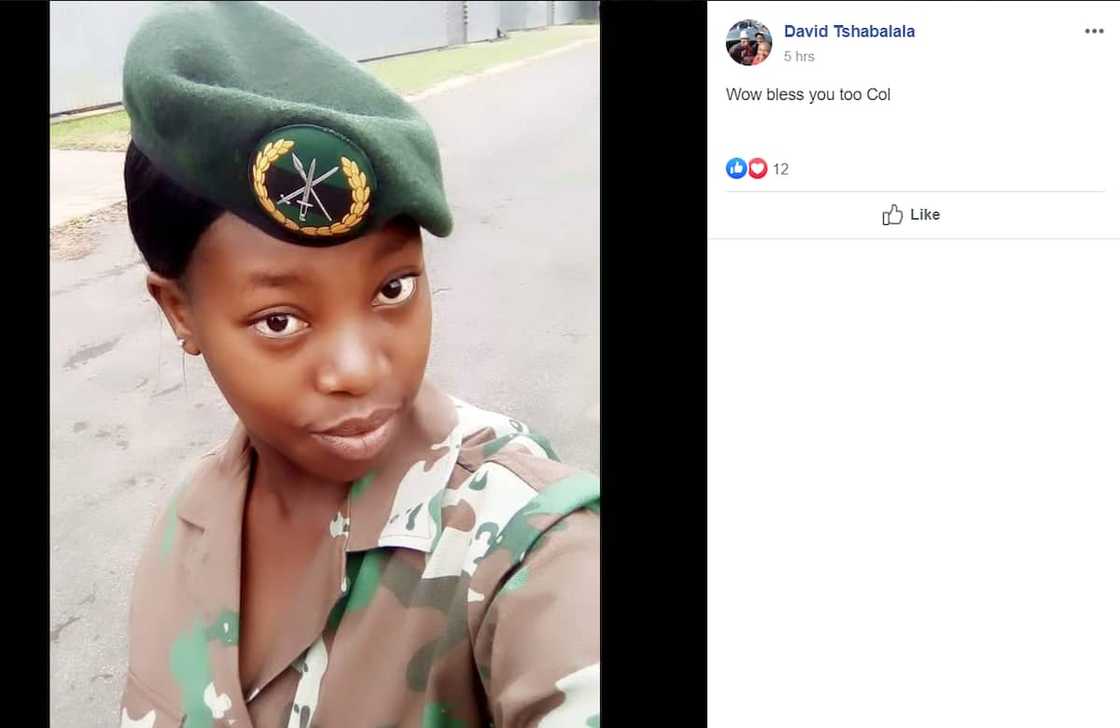 Stunning army women share photos in uniform and impress Mzansi