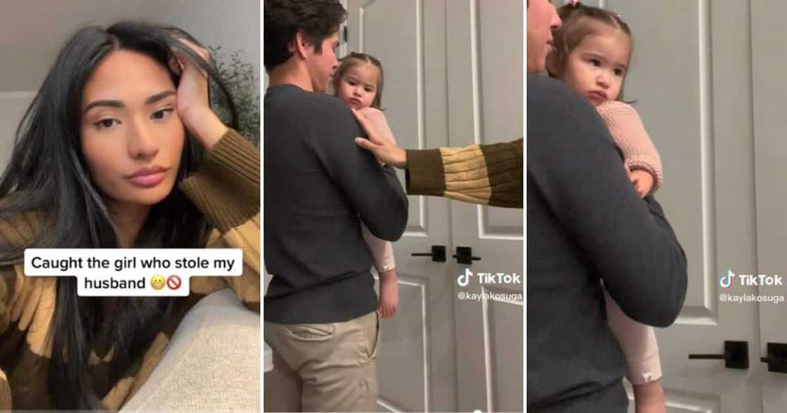 Mom Films Girl Toddler Giving Her the Death Stare Mom Films Girl Toddler Giving Her the Death Stare