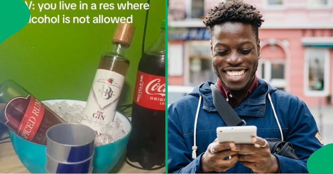 Mpumalanga students found a creative way to sneak in alcohol at res. Mpumalanga students found a creative way to sneak in alcohol at res.