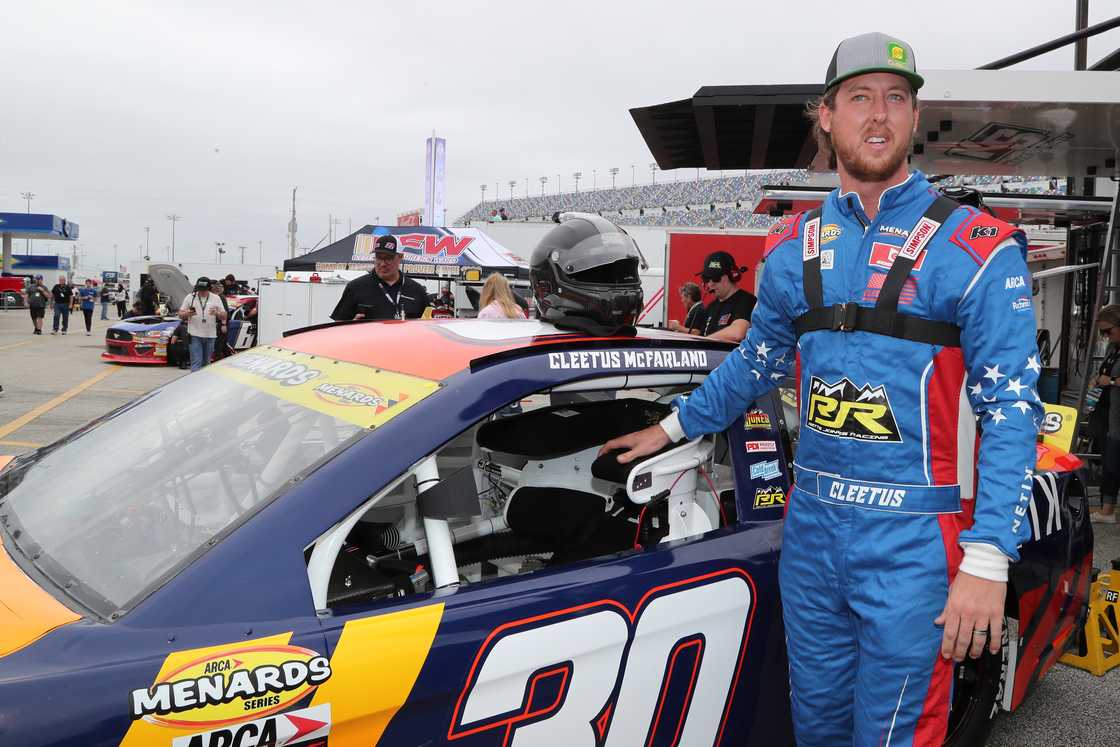 Cleetus McFarland at the ARCA Menards Series Chilli's Ride Cleetus McFarland at the ARCA Menards Series Chilli's Ride