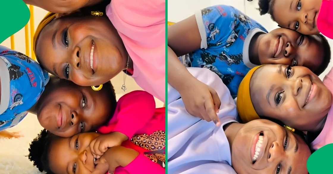 A family adorably participated in the face challenge. leaving the internet envious. A family adorably participated in the face challenge. leaving the internet envious.