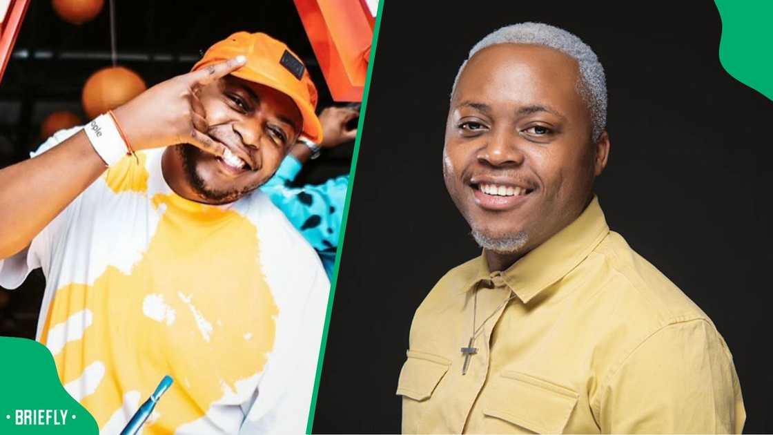 An unknown man kissed Kelvin Momo at an event An unknown man kissed Kelvin Momo at an event