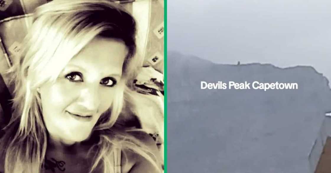A woman recorded strange activity on Devil's Peak A woman recorded strange activity on Devil's Peak