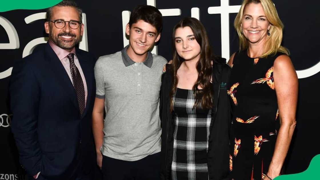 Steve Carell, John Carell, Elisabeth Anne Carell and Nancy Carell at the Beautiful Boy film premiere