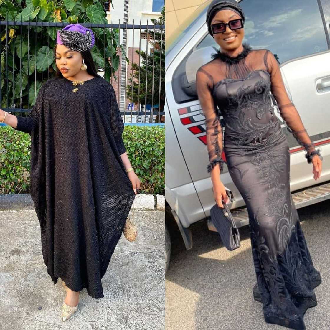 Black Kaba dress styles Black Kaba dress styles