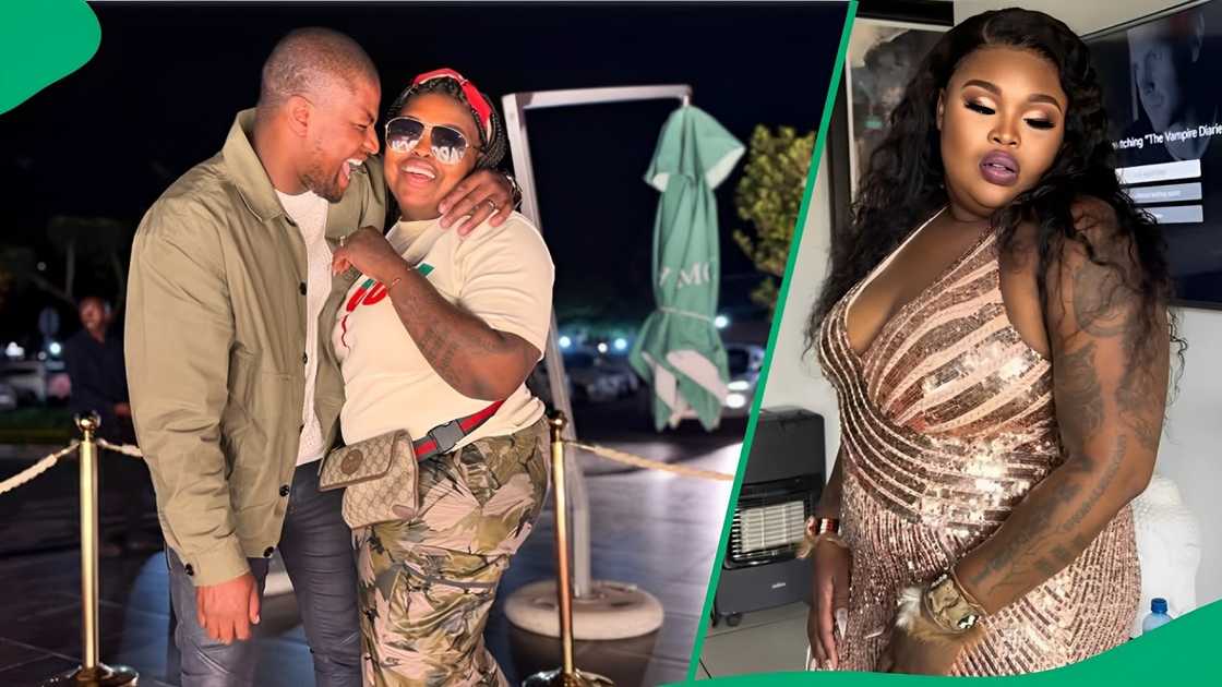 Gogo Maweni and her husband share cute selfies. Gogo Maweni and her husband share cute selfies.