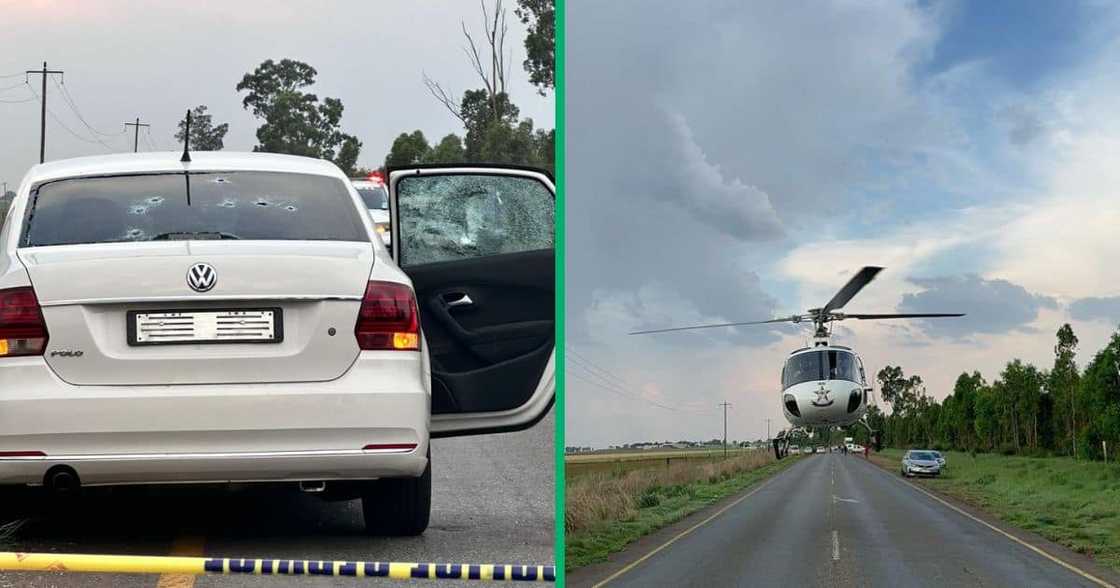 The Hawks led an operation that resulted in them shooting and killing five robbery suspects on the N14 near Carletonville The Hawks led an operation that resulted in them shooting and killing five robbery suspects on the N14 near Carletonville