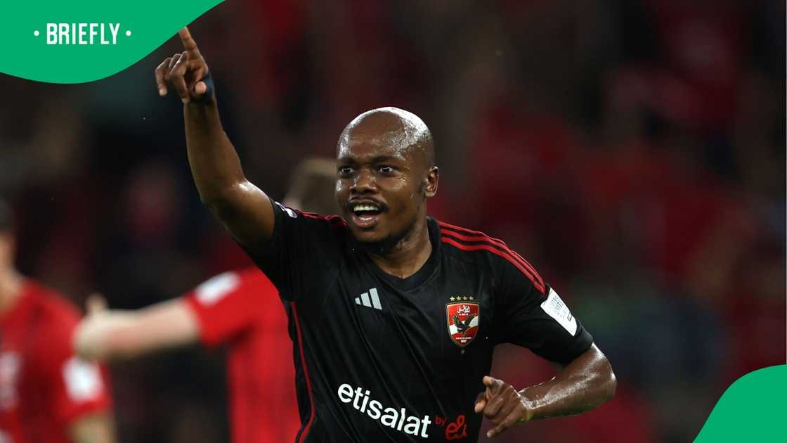 Percy Tau enjoyed success at Al-Ahly. Percy Tau enjoyed success at Al-Ahly.