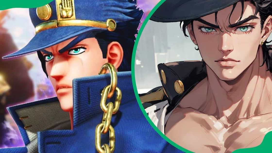 Jotaro Kujo is the protagonist of the JoJo's Bizarre Adventure