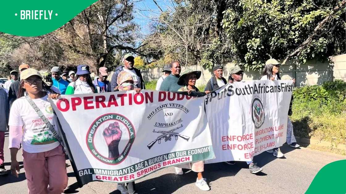Operation Dudula criticizes SAHRC for neglecting South African citizens Operation Dudula criticizes SAHRC for neglecting South African citizens