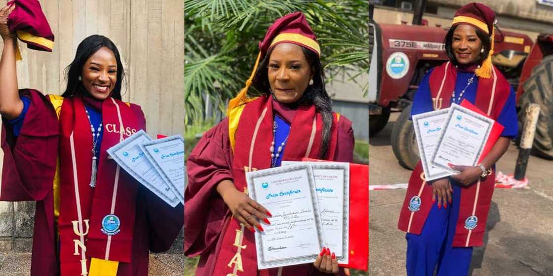 Cynthia Okoye graduated with a CGPA of 4.82 Cynthia Okoye graduated with a CGPA of 4.82