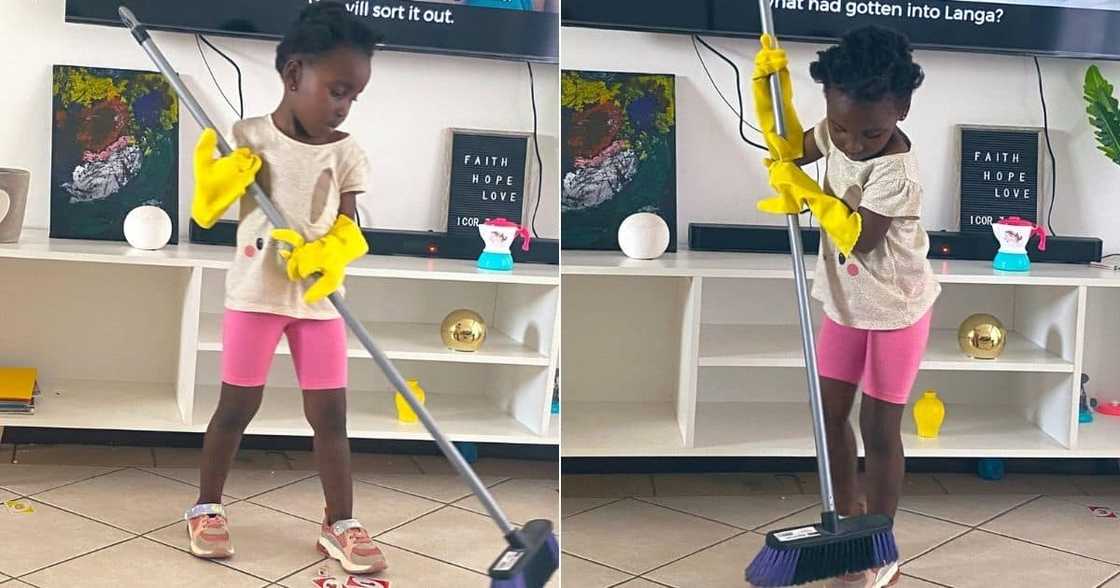 Little Girl Cleaning, Mzansi, South Africa, Twitter Little Girl Cleaning, Mzansi, South Africa, Twitter