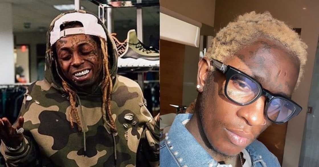 Lil Wayne and Young Thug Hit Up Studio Session in Los Angeles Lil Wayne and Young Thug Hit Up Studio Session in Los Angeles
