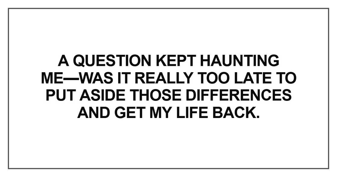 A question kept haunting me A question kept haunting me
