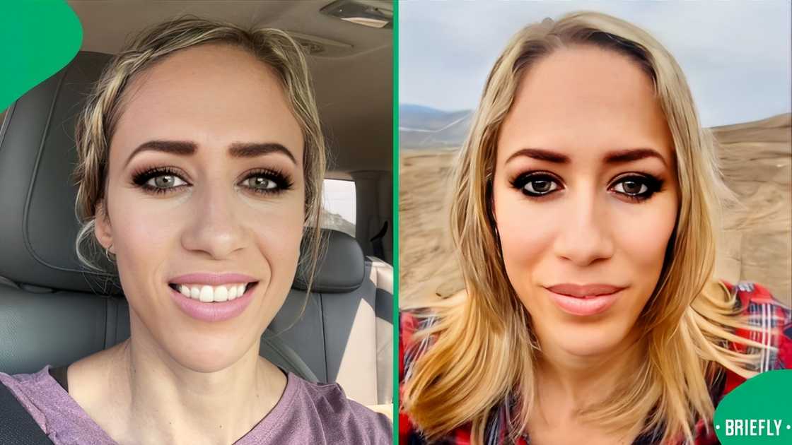 TikTok photos of a proud South African woman TikTok photos of a proud South African woman