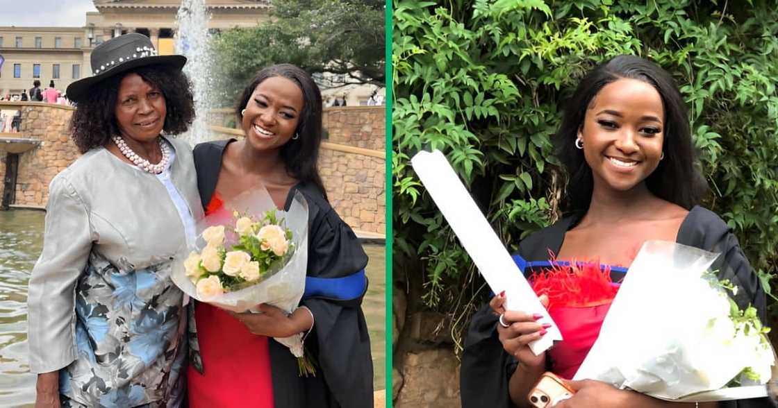 A woman shared a heartwarming TikTok video of her grandmother flying out of KZN for the first time to see her graduate. A woman shared a heartwarming TikTok video of her grandmother flying out of KZN for the first time to see her graduate.