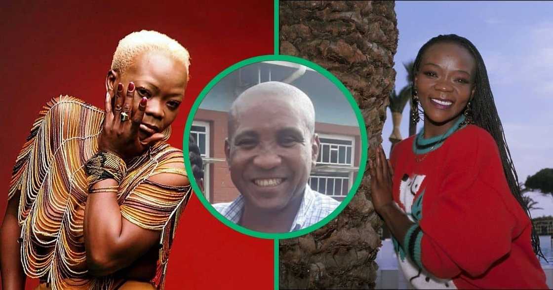 Iconic Brenda Fassie at Music Industry Trade Fair in France, and her late ex-husband Nhlanhla Mbambo. Iconic Brenda Fassie at Music Industry Trade Fair in France, and her late ex-husband Nhlanhla Mbambo.