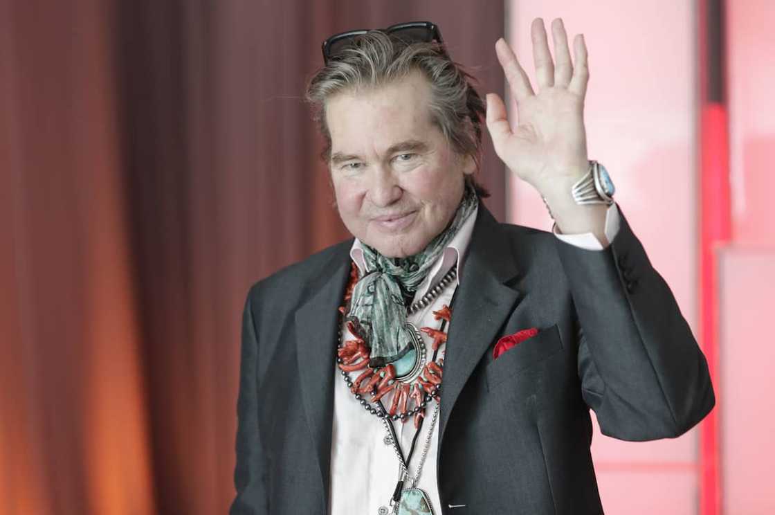 Val Kilmer at the United Nations headquarters in New York City, New York to promote the 17 SDGs initiative on 20 July 2019. Val Kilmer at the United Nations headquarters in New York City, New York to promote the 17 SDGs initiative on 20 July 2019.