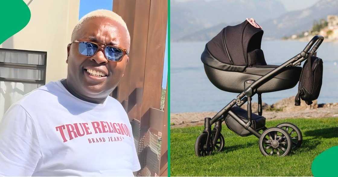 A man hilariously used his baby stroller as a cooler, leaving netizens in stitches. A man hilariously used his baby stroller as a cooler, leaving netizens in stitches.