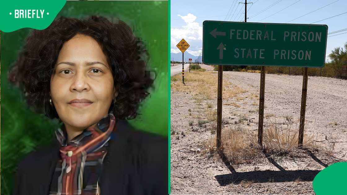 Former South African Airforce general Portia Anyamba was sentenced to six months in a US federal prison