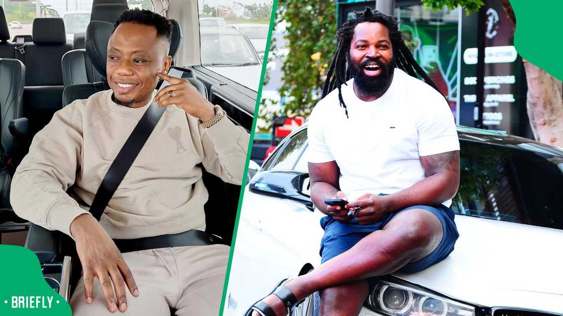 DJ Tira and Big Zulu show off expensive cars DJ Tira and Big Zulu show off expensive cars