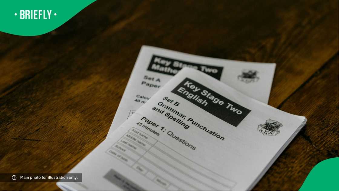 English examination paper. English examination paper.