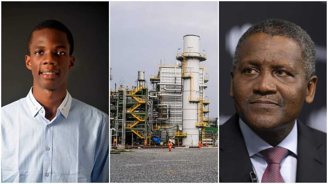 I would one day work for Dangote - Young Nigeian man says with faith, positions himself