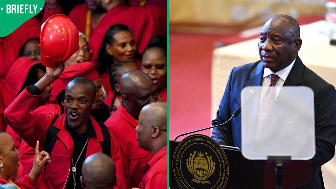 The Economic Freedom Fighters weighed in on President Cyril Ramaphosa's upcoming State of the Nation Address The Economic Freedom Fighters weighed in on President Cyril Ramaphosa's upcoming State of the Nation Address