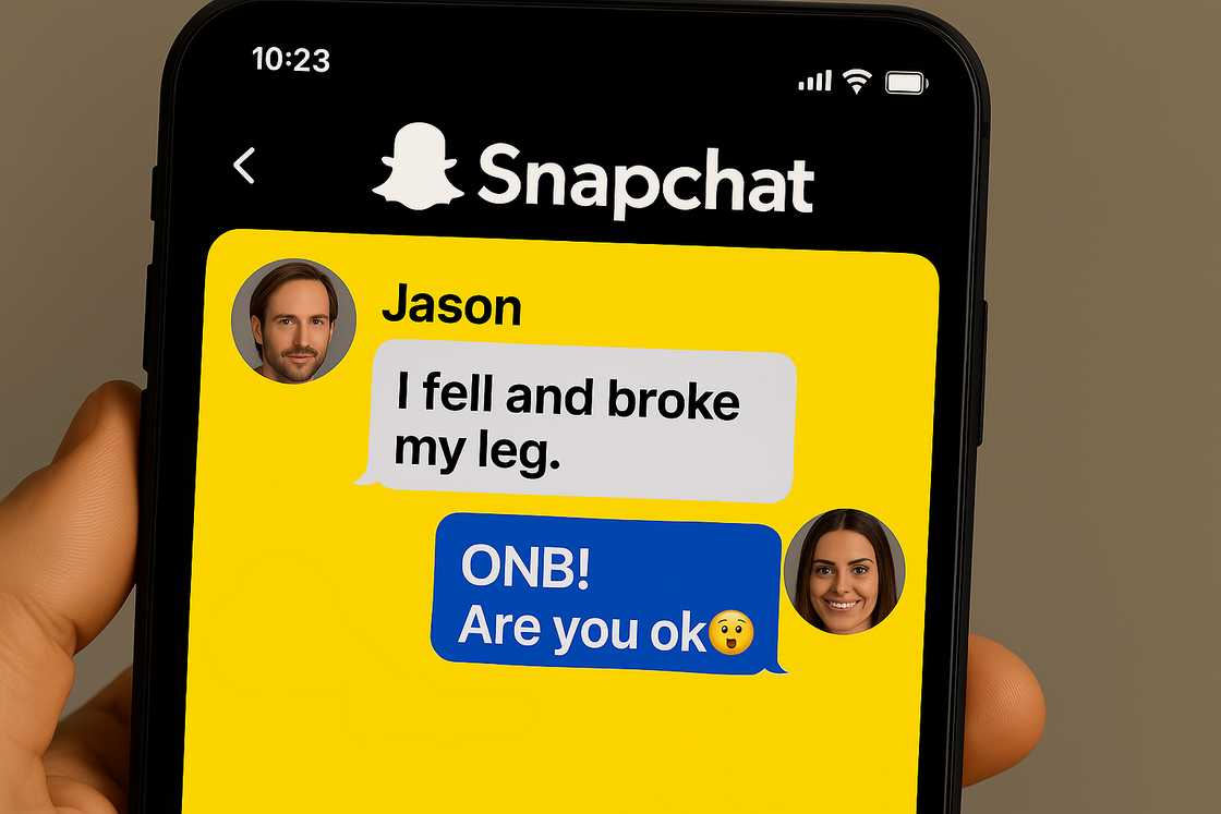 SnapChat chat scene example with the ONB SnapChat chat scene example with the ONB
