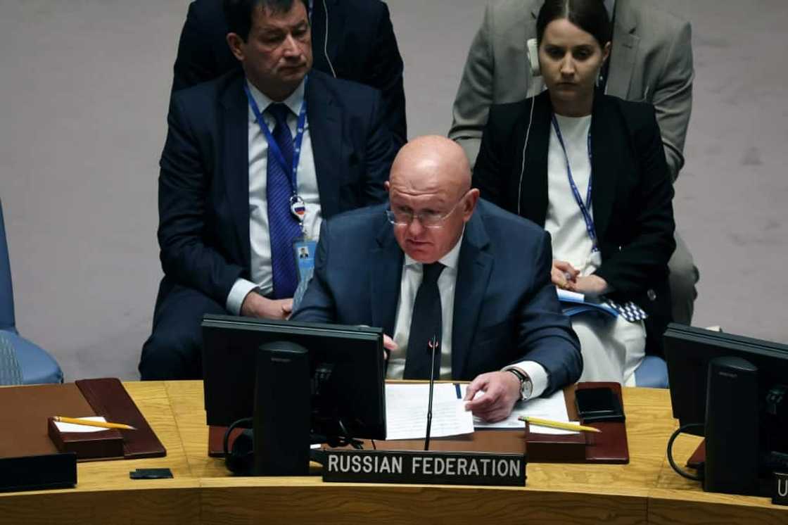 Russia's ambassador to the UN, Vasily Nebenzya, expressed regret at a UN Security Council meeting on September 6, 2022, that an IAEA report on the Zaporizhzhia nuclear power plant did not blame Ukraine for shelling the Russian-occupied Ukrainian facility Russia's ambassador to the UN, Vasily Nebenzya, expressed regret at a UN Security Council meeting on September 6, 2022, that an IAEA report on the Zaporizhzhia nuclear power plant did not blame Ukraine for shelling the Russian-occupied Ukrainian facility