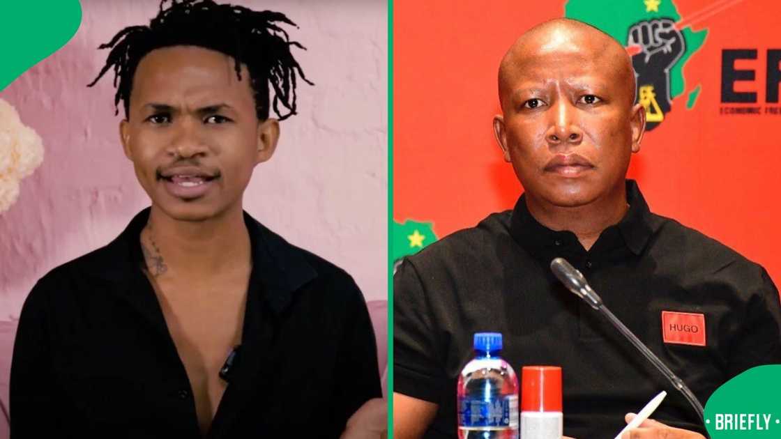 Musa Khawula deleted his post about Julius Malema