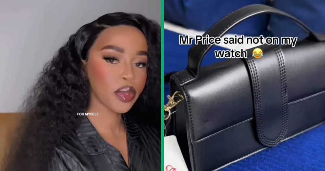 A lovely lady showcased her Jacquemus handbag look alike from Mr Prince A lovely lady showcased her Jacquemus handbag look alike from Mr Prince
