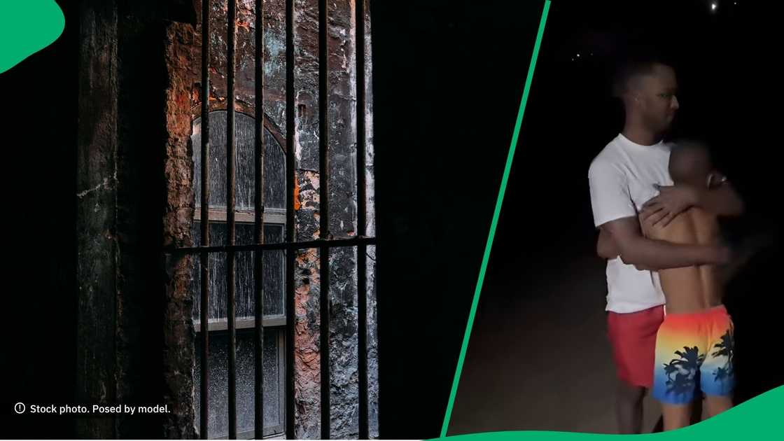 Man comes out of prison and arrives home to son in TikTok video