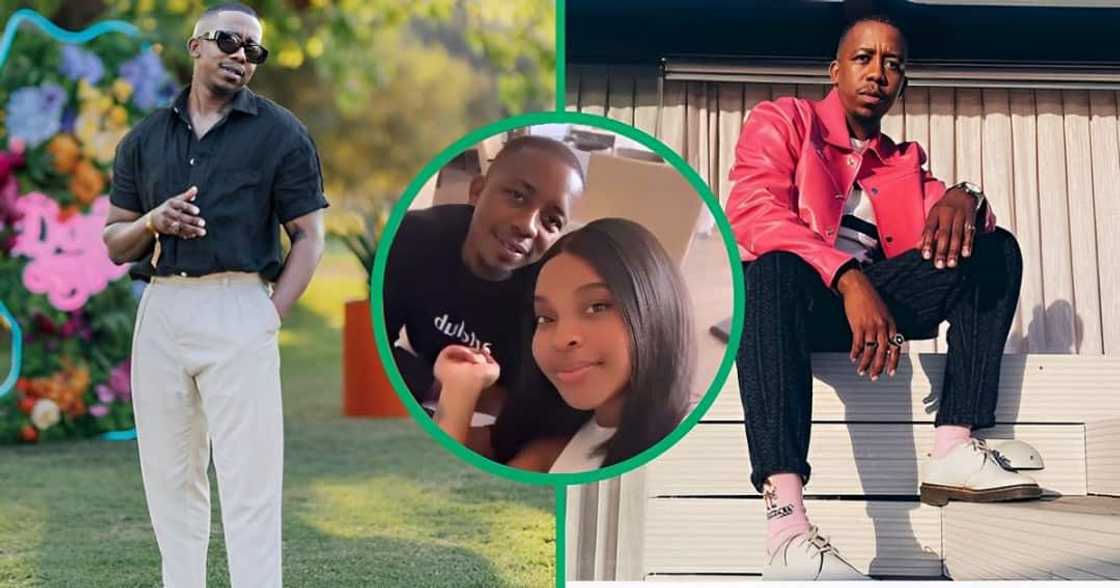 Mpho Sebeng's girlfriend Nolu Ledwaba shares throwback video.