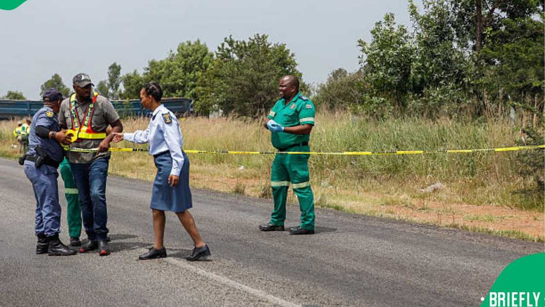 Crash scene Crash scene