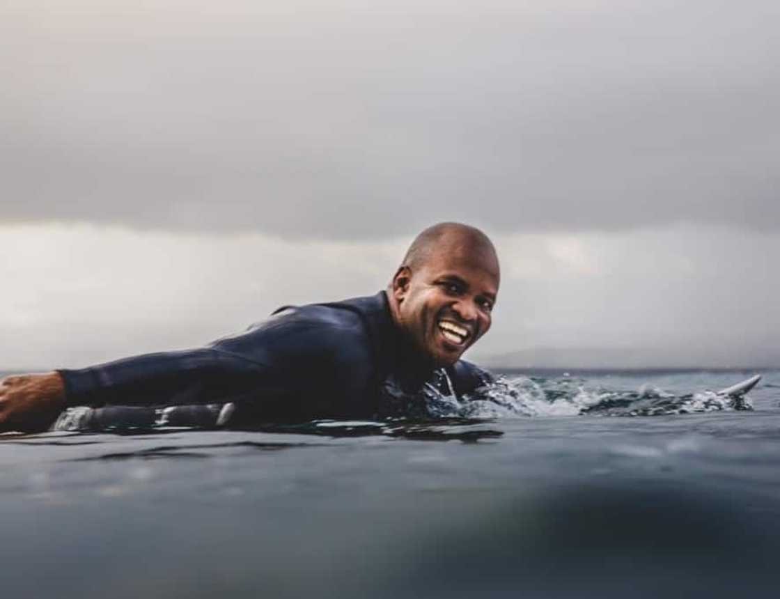 Sal Masekela surfing Sal Masekela surfing