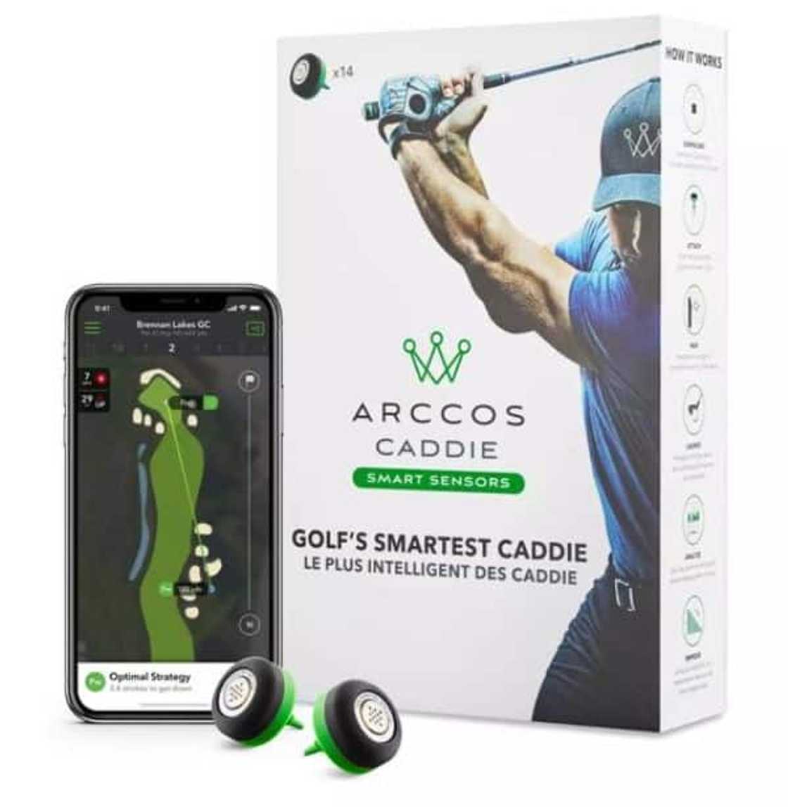 Arccos Caddie smart sensors Arccos Caddie smart sensors
