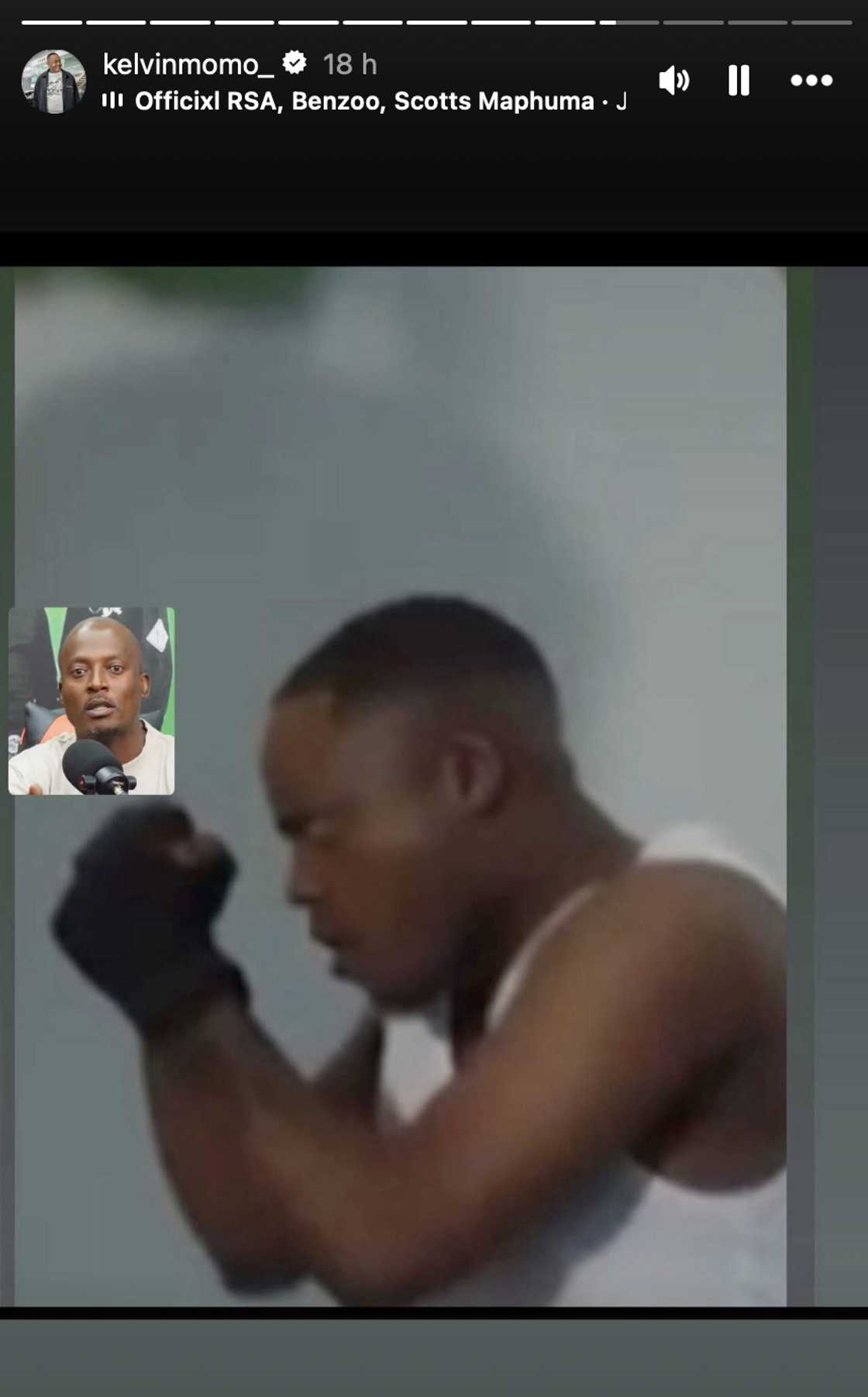 Kelvin Momo fired shots at podcaster Sfiso Ndlovu Kelvin Momo fired shots at podcaster Sfiso Ndlovu